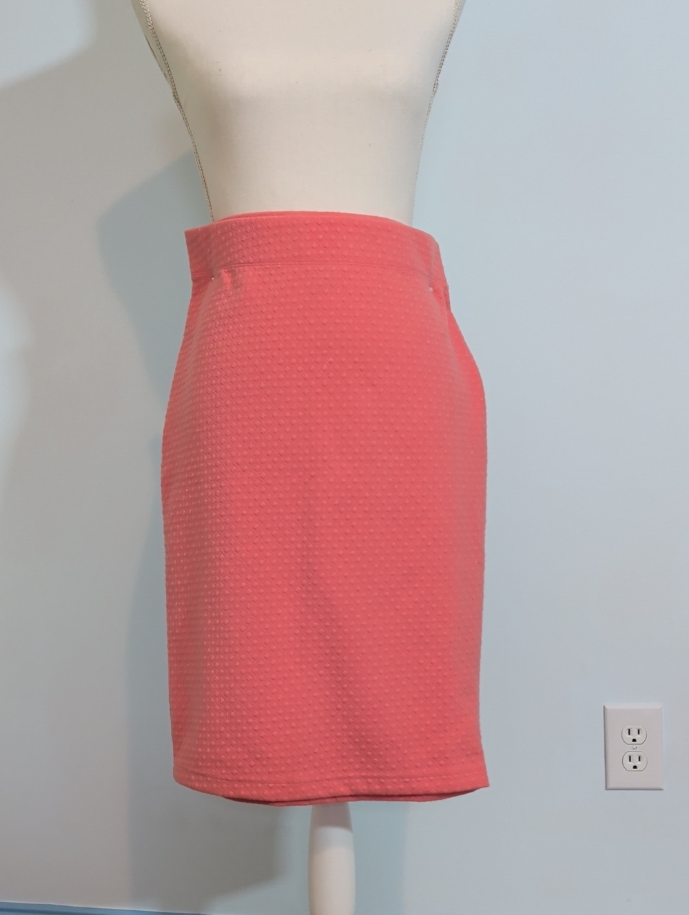 Banana Republic Coral Stretch Pencil Skirt officewear Professional Business